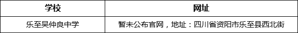 資陽市樂至吳仲良中學(xué)網(wǎng)址是什么？