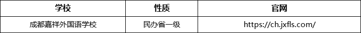 成都市成都嘉祥外國語學(xué)校官網(wǎng)、網(wǎng)址、官方網(wǎng)站